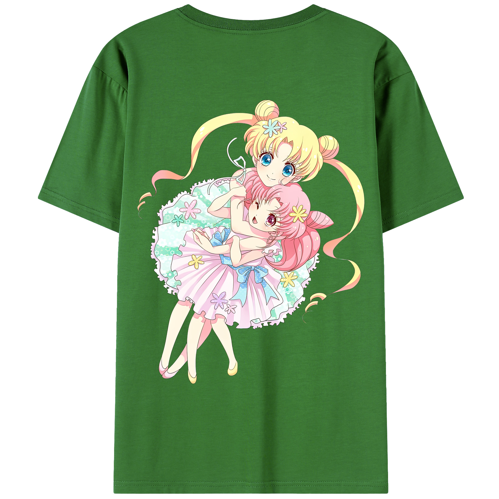 （画像用） 美少女戦士セーラームーン 愛野 美奈子 あいの みなこ Sailor Moon Aino Minako レディース半袖Tシャツ(バックプリント)